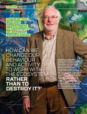 Interview Patrick Meire - ‘We must try to use the best of the science to manage the environment.’