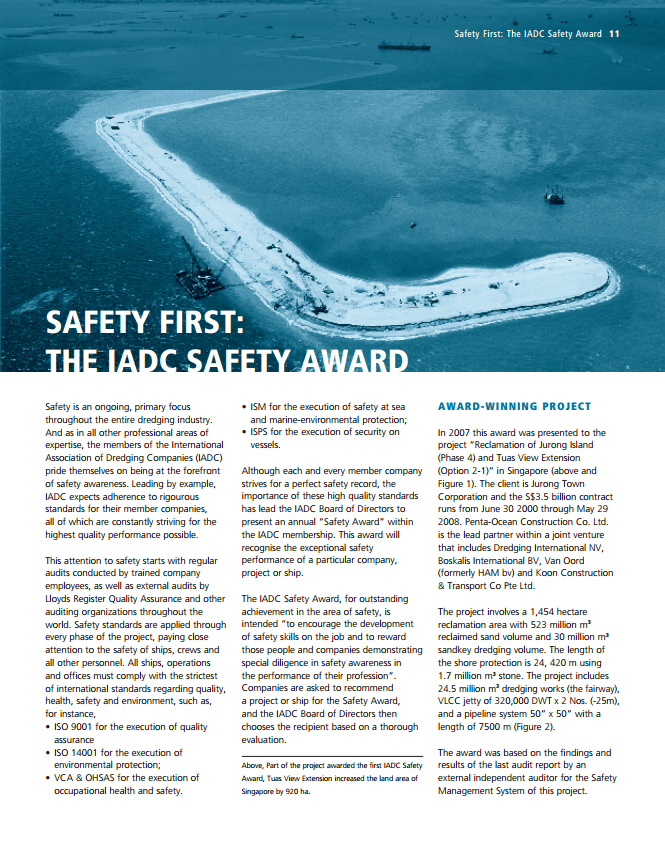 Safety First: The IADC Safety Award.