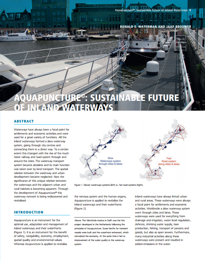 Aquapuncture©: Sustainable Future of Inland Waterways