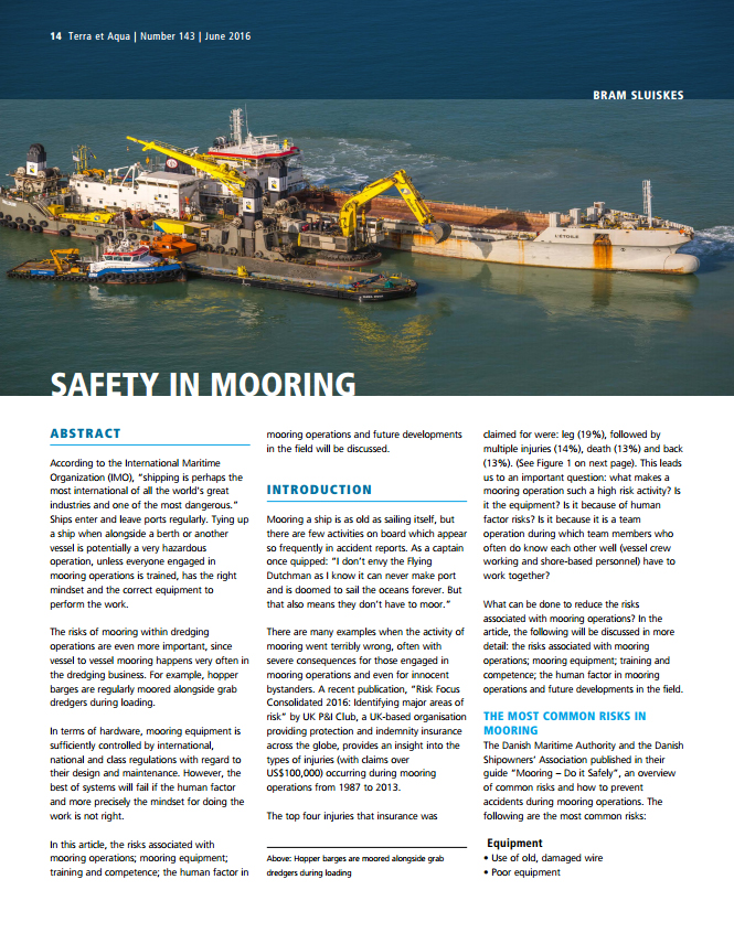 Safety in Mooring