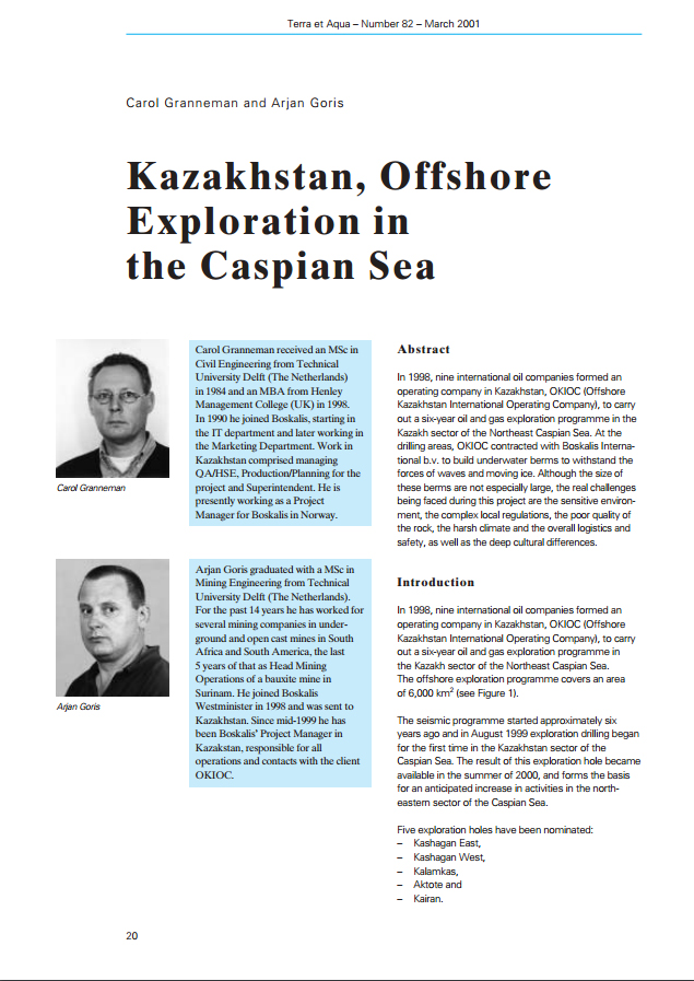 Kazakhstan, Offshore Exploration in the Caspian Sea