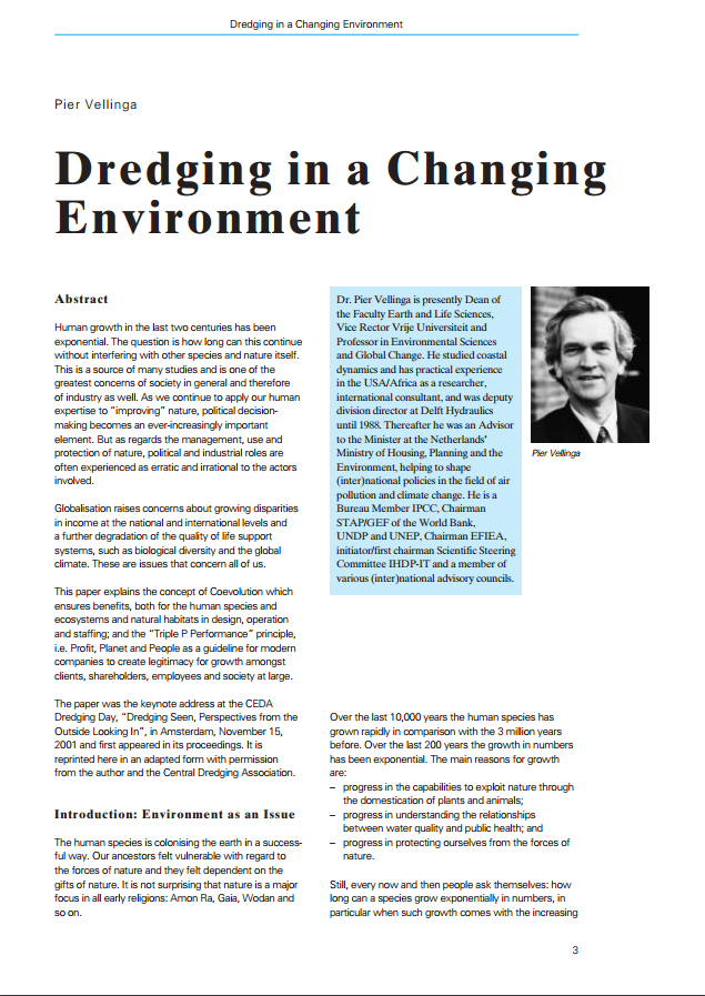 Dredging in a Changing Environment